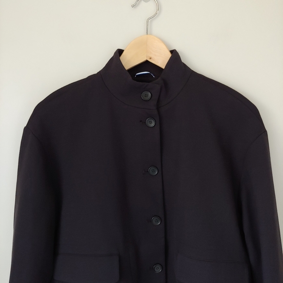 Kit and Ace Mulberry Bomber Jacket Black Size Medium - Picture 6 of 16